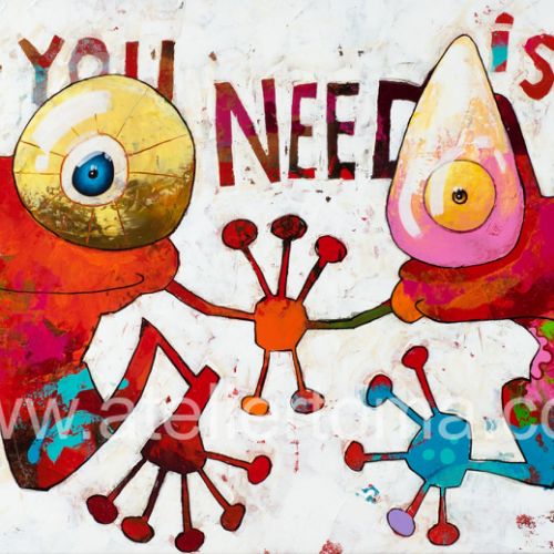 All You Need Is Love - 2023 - 60x130 cm