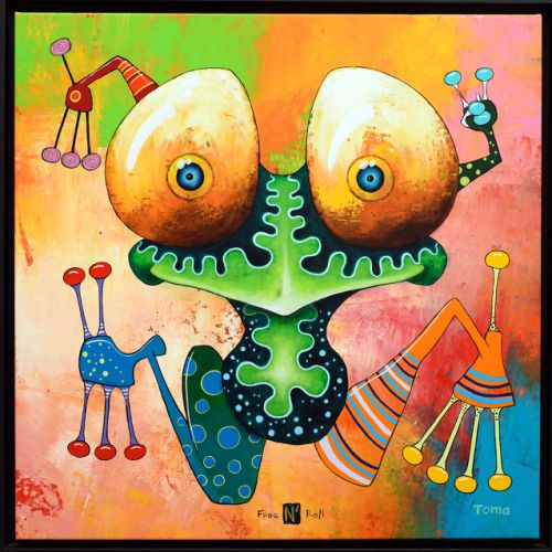 Frog'N Roll - 2025 - 90x90 cm