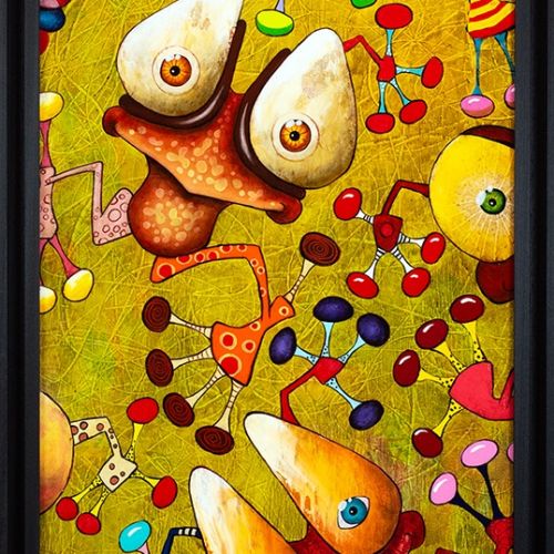 Frog Rain - 2023 - 150x50 cm
