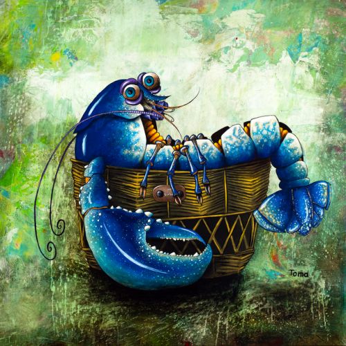 Homard Bleu - 2023 - 100x100 cm