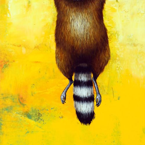 Raton sécheur et la Petite Maison Jaune - 2025 -150x50 cm