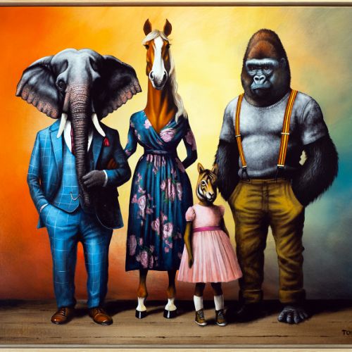 Stepfamily #2 - 2025 - 100x120 cm