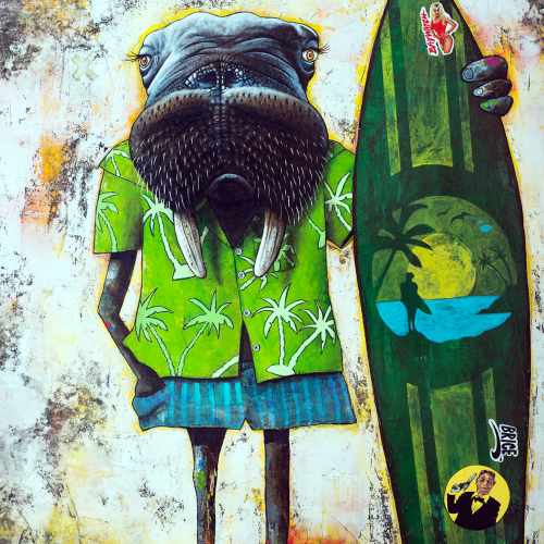 The Surfer - 2023 - 150x110 cm