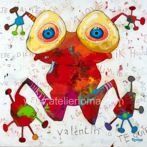 Valentin - 2023 - 90x90 cm