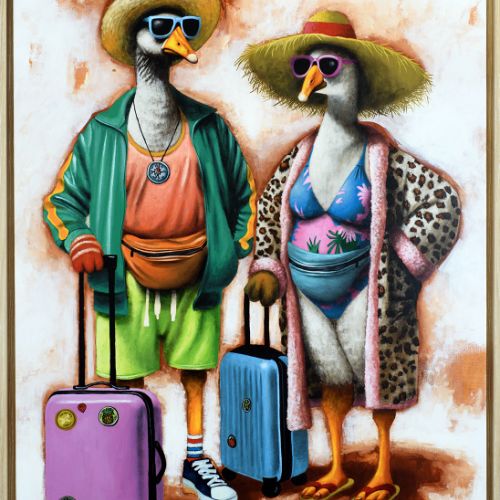 Le Retour des Oies Sauvages - 2025 - 110x80 cm