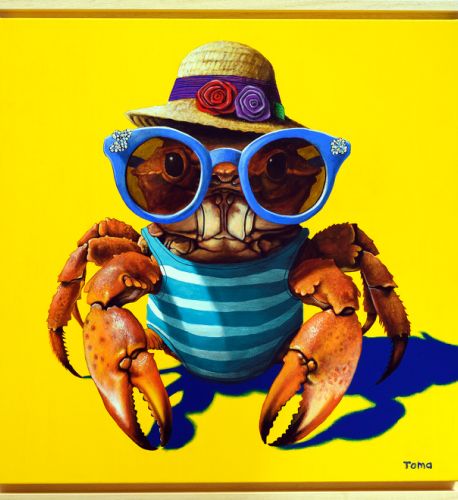 Miss Crab - 2025 - 90x90 cm
