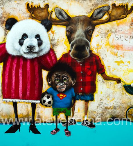 Stepfamily 1 - 2023 - 110x150 cm
