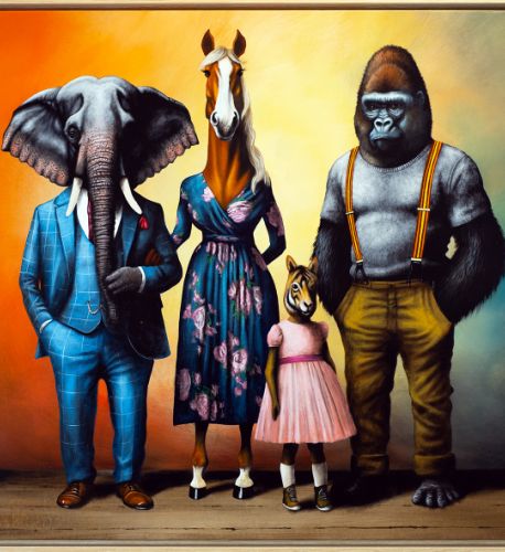 Stepfamily #2 - 2025 - 100x120 cm