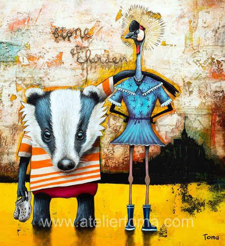 Stone et Charden - 2023 - 100x100 cm